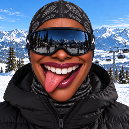 🎿 Realistic Face Balaclava – Funny Ski & Snowboard Mask for Cold Weather Adventures