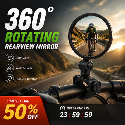 360° Rotating Rearview Mirror（1 Set 2 Pcs）
